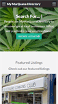 Mobile Screenshot of mymarijuanadirectory.com
